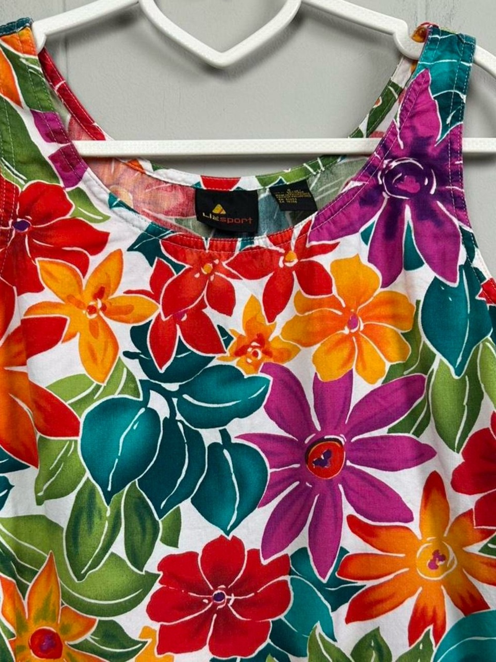 Tropical Floral Tank Top - Multicolor - Picture 5 of 8